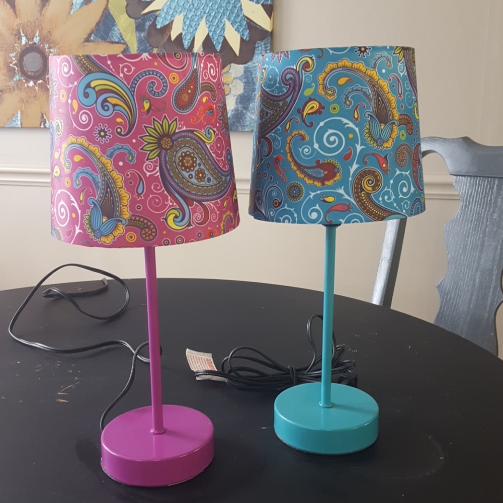2 lamps 14 & 1/2". New